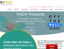 Tablet Screenshot of padv.org